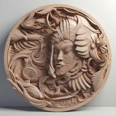 Patterns and decorations Smok 1 3d model